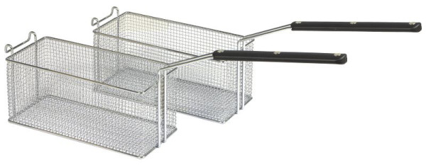 ZANUSSI Fritteusenkörbe, für 18 und 23 l-Modelle, B x T x H in mm: 140 x 330 x 150, VE: 2 Stück, 406927223