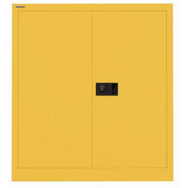 Bisley Flügeltürenschrank UNIVERSAL, 1 Fachboden für 2 Ordnerhöhen, Breite 914 mm, 642 sunflower, E402A01642