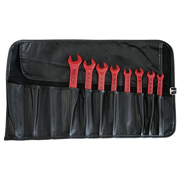Haupa VDE-Einmaulschlüsselsatz in Rolltasche, 220017, 4011923169992