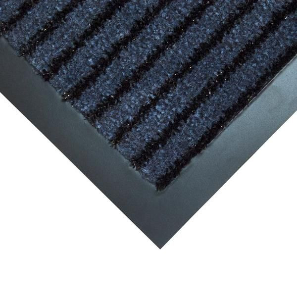 COBA Schmutzfangmatte Doppelfasern Duo Schwarz/Blau 0.9m x 1.5m, DU020002
