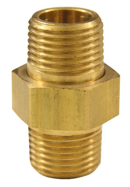 ELMAG Doppelnippel trennbar, Messing, AG 1' x AG 1', 42399