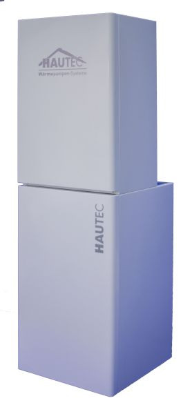 Hautec Sole-Wasser-Wärmepumpe ca. 7 kW B0/W35, Trinkwarmwasserspeicher 200 l, Trennpufferspeicher 300 l, Luft-Sole-Tauscher, Luft-Sole kompak 7 kW -1