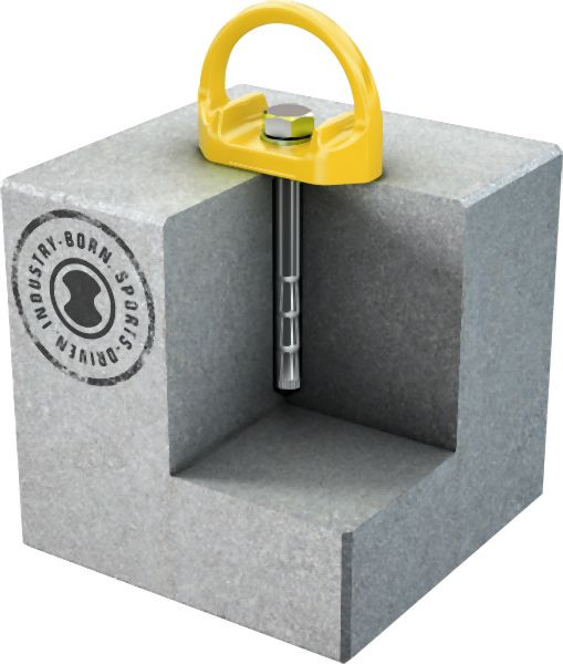 Skylotec Einzelanschlagpunkt D-BOLT TYP 43 (AP-058) mit Einklebedübel, Innengewinde, AP-TYP-43