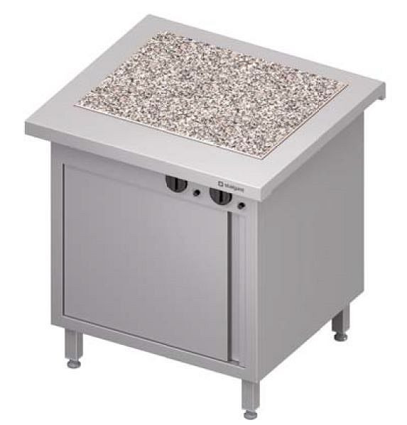 Stalgast Wärmeschrank "Free Flow" mit einer Wärmeplatte aus Granit 1132x735x880 mm Edelstahlabdeckung, FF11119