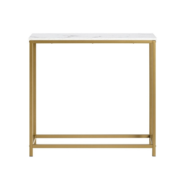 SoBuy Konsolentisch Flur Gold 80x30x75 cm, Vintage, FSB29-G