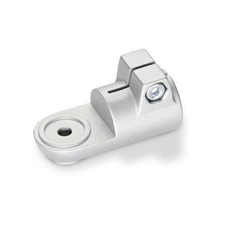 Ganter Laschen-Klemmverbinder, Aluminium (GN 276-B42-MZ-2-SW), VE: 5 Stück, 276-B42-MZ-2-SW
