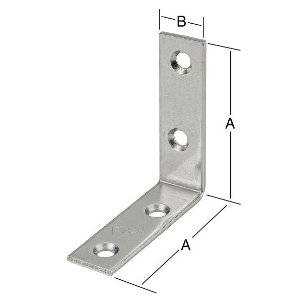 Vormann Stuhlwinkel 60 x 18 RF (V2A), VE: 20 Stück, 091914000