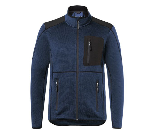 Kübler Strickjacke, Farbe: dunkelblau/schwarz, Größe: 3XL, 1443 6339-4899-3XL