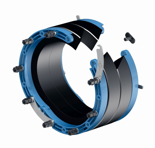 DOYMA Curaflex Dichtungseinsatz Nova Uno/breit/T DN 250, für 158,0 mm bis 161,0 mm HK / EPDM, 188716025040