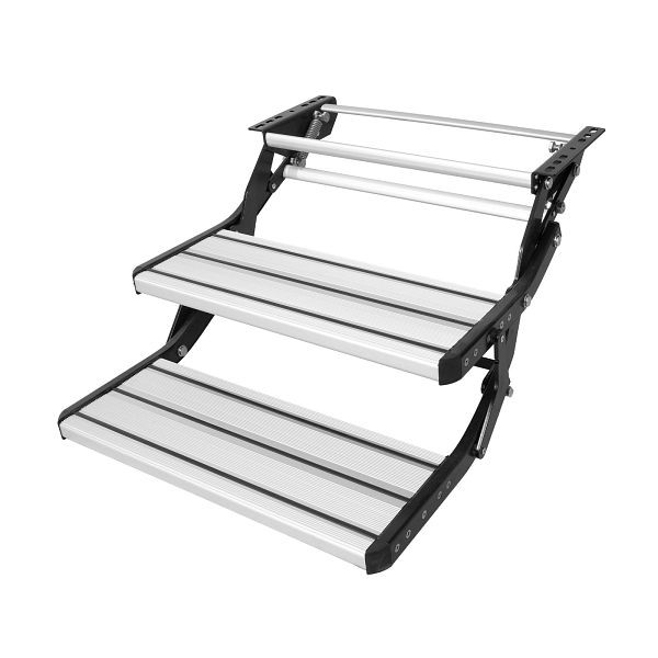 VEVOR RV-Stufen, 2-stufig, manuell einziehbar, 200 kg, für Wohnmobilanhänger, FCBTZDKZDKSDNVHFTV0
