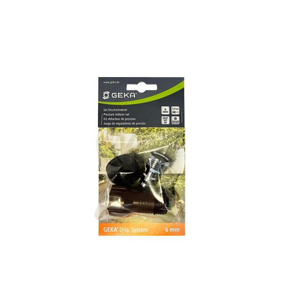 GEKA Drip Set Druckminderer 6 mm, 1, 4 bar, Karte, VE: 5 Stück, 17.0117.8