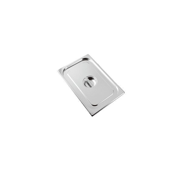 Vaiotec TOPLINE Gastronorm Deckel GN 1/4, Edelstahl AISI 304, 26,5x16,2x2 cm, 10636