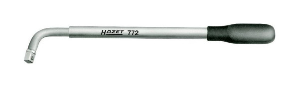 Hazet Ausziehbarer Radmuttern-Schlüssel, Vierkant massiv 12,5 mm (1/2 Zoll), Außenvierkant 12,5 = 1/2 Zoll, 772