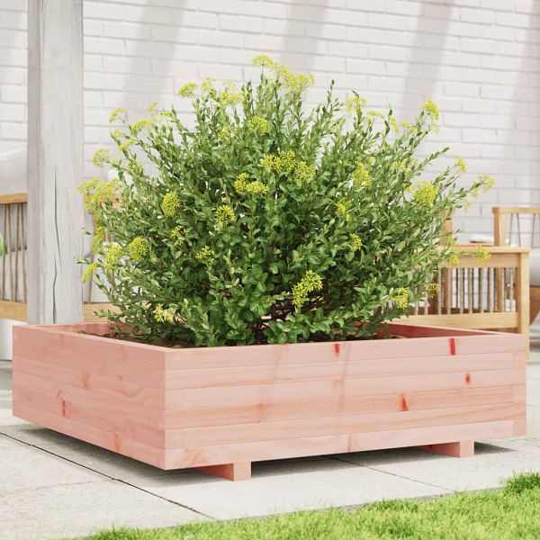 vidaXL Pflanzkübel 90x90x26,5 cm Massivholz Douglasie, 847316