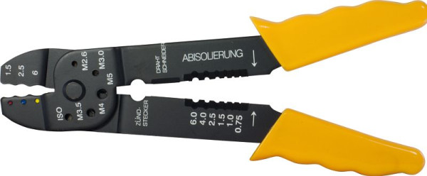 SW-Stahl Kabelschuhklemmzange, für isolierte Verbinder, Blister Verpackung, 42500SB