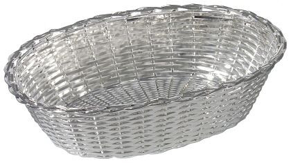 Contacto Korb 25,5 x 16,5 cm, oval, versilbert, 4402/270