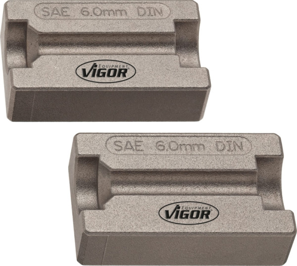 VIGOR Spannbacken-Paar, 6 mm Durchmesser, V2552, 4047728025522