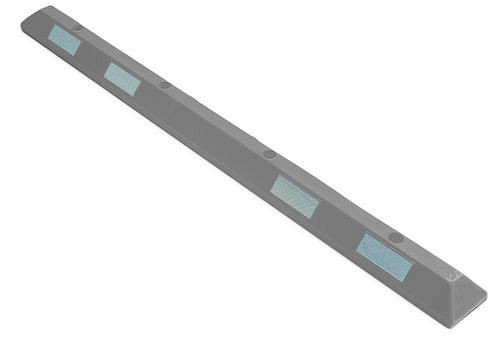 DENIOS Parkplatzbegrenzung "Parkstopp" PS 18 aus Polyethylen (PE), B 1800 mm, grau, 164286