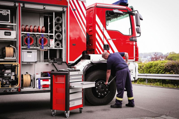 STAHLWILLE Drehmomentschlüssel Service MANOSKOP mit fest eingebauter QR-Knarre Nr.730NR/10QR FK 20-100 Nm Antriebs-4kant 1/2 ", 96502110