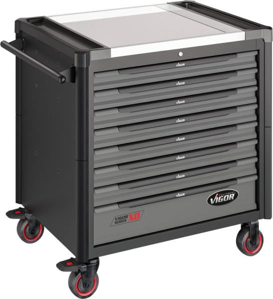 VIGOR Werkstattwagen VIGOR 1000 XD, leer, Gesamtlänge: 976 mm, V4481-XD