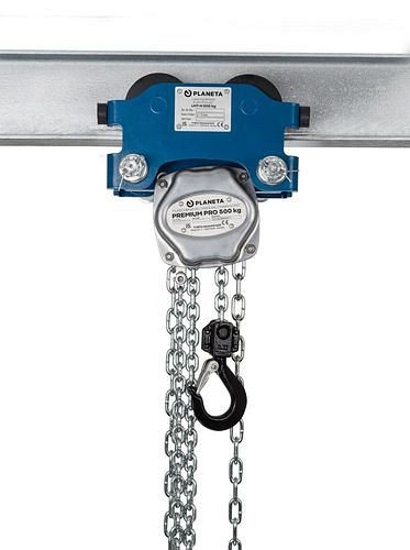 PLANETA kurzes Kombifahrwerk LHT-H-050L PREMIUM-PRO, Tragfähigkeit 5000 kg, Flanschbreite 114 - 203 mm, 306826
