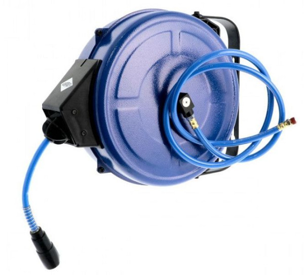 Airpress Luftschlauchaufroller PU Wandmontage selbstaufrollend 1/4" Außengewinde 8 x 12 mm 20 m 15 bar, 4650820