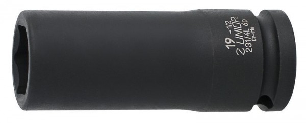 Unior Maschinen-Steckschlüssel für Schlagschrauber 1/2", lang, 30 mm, 607932