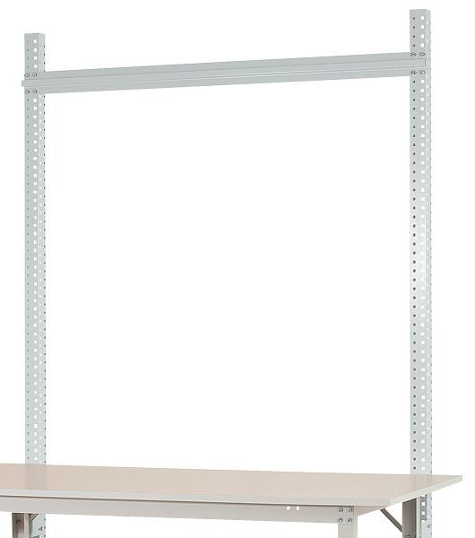 Manuflex Aufbauportal ohne Ausleger in Lichtgrau RAL 7035, für PACKPOOL Standard mit Breite von 1750 mm, AS1641.7035