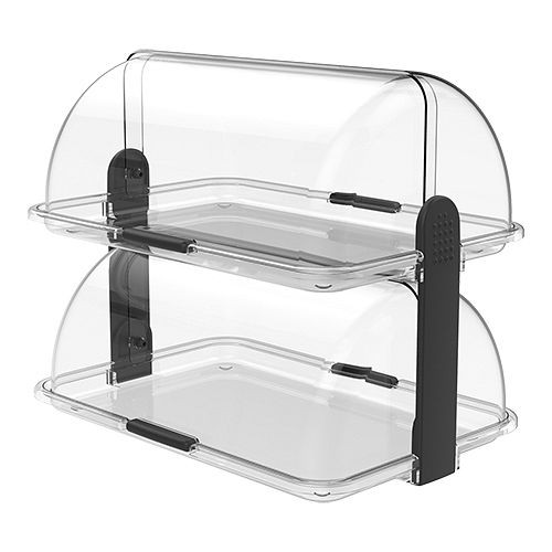Biesse Buffetvitrine 47x32cm, durchsichtig, Fächer: 2, 245021
