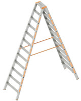 Produktbild von Layher Stufenstehleiter, 12 Stufen, Länge: 3,00 m, 1043012 Layher Stufenstehleiter, 12 Stufen, Länge: 3,00 m, 1043012