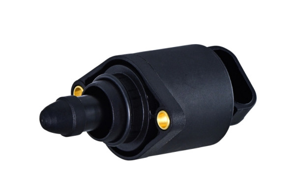 HELLA Leerlaufregelventil, Luftversorgung, 12V, 4-polig, geschraubt, elektrisch, Anzahl der Befestigungsbohrungen: 2, mit Dichtungen, 6NW 358 192-111