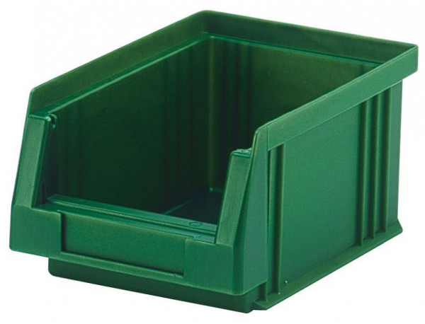 LA-KA-PE Sichtlagerkasten PLK 4, grün, aus PP, Außenmaße: 164/150 x 105 x 75 mm (lxhxb), VE: 25 Stück, 01850 02 23
