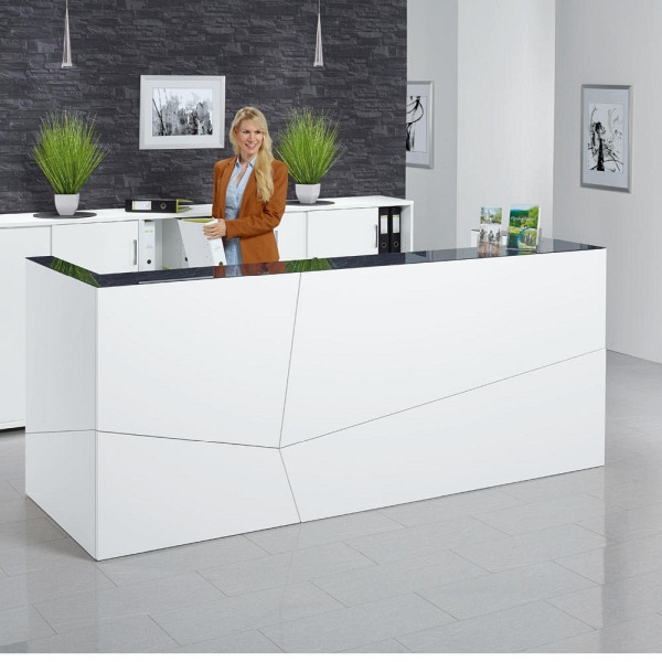 Deskin Theke EVO, Weiß, 2600 x 1000 x 1100 mm, 281643, 4251635611260