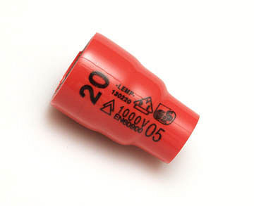 Lemp Steckschlüssel Einsatz 20mm 3/8" normal 6 kt, 130220
