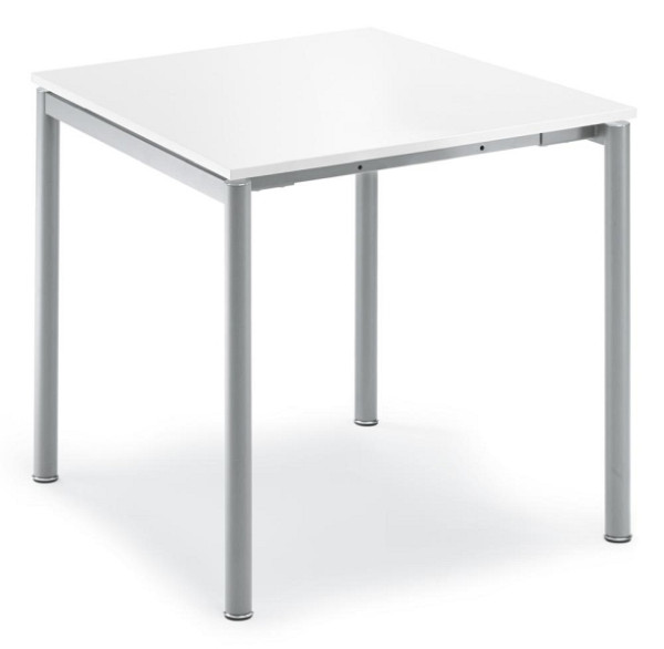 Deskin Konferenztisch MODUL, Weiß, 800 x 800 x 745 mm, 272823