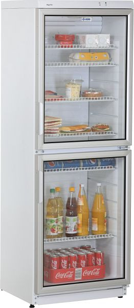 KBS Glastürkühlschrank CD 350, mit 2 Türen und LED Innenbeleuchtung, 9190003
