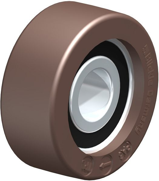 Blickle FPU 40x16/12-10K Rad aus Blickle Besthane®, Braun, 757449
