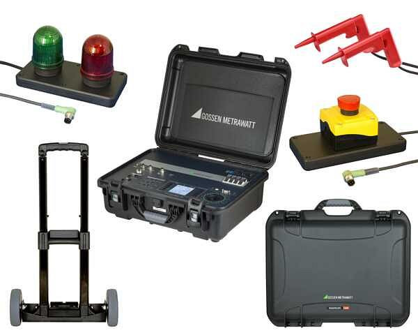 Gossen Metrawatt ALL-IN-ONE Prüfgerät-Set in AC- und DC-Netzen für elektrische Anlagen, Maschinen, Schalt-/Industrieanlagen, Windräder, Profipaket, M516M
