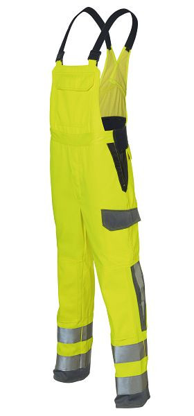 Kübler PROTECTIQ HIGH VIS Latzhose arc2 PSA 3, Farbe: warngelb/anthrazit, Größe: 46, 3394 8420-3497-46