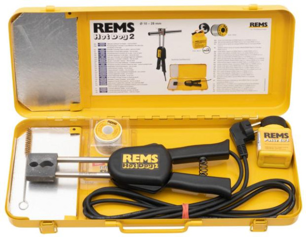 REMS Elektrische Löt-Zange Hot Dog 2 R220, Maße (LxBxH): 450 x 202 x 56 mm, 163020 R220