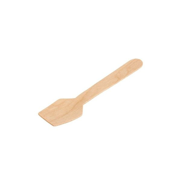 Fiesta Green Eislöffel Birkenholz Biologisch abbaubar 9,6cm, VE: 100 Stück, DK399