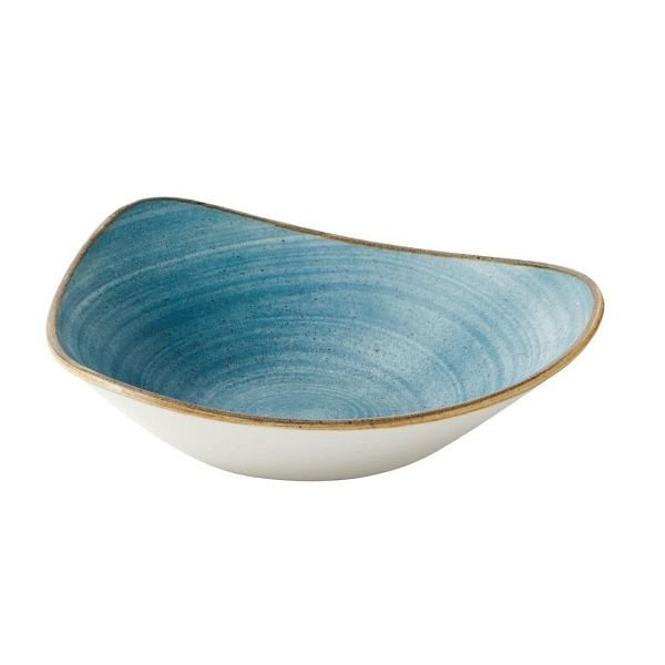 Churchill Stonecast Raw Lotus Schalen, Blaugrün, 228 mm (12 Stück), CX667