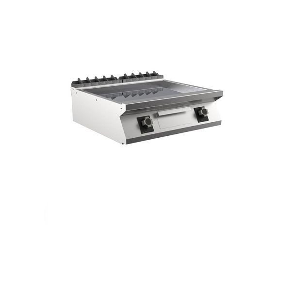 Mareno M1-900 elektrische Griddleplatte mit glatter Chromplatte, 80cm, 800(B)x920(T)x250(H)mm, FT98ELCT, 191.250