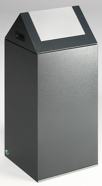 VAR Wertstoffsammelgerät WSG 55 S Korpus antik-silber, Einwurfklappe silber, 21022
