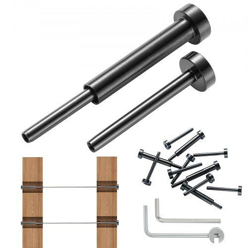 VEVOR 40er-Pack unsichtbares Kabelgeländer-Set T316 Edelstahl 1/8" Bolzenende, YXZJQHS40J18D30J4V0