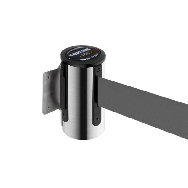 Stein HGS Wandgurtkassette -P-Line Future-, edelstahl, grau, mit magnetischem Gurtendstück, 12850s-0804