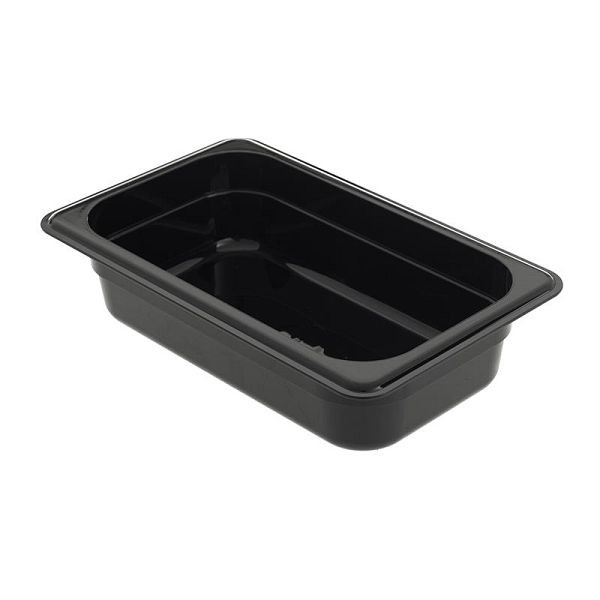 ALLPAX Behälter aus Polycarbonat GN 1/4 Höhe 65 mm schwarz, 10024413