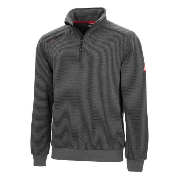 NITRAS MOTION TEX PLUS, Pullover, Größe: XS, Farbe: grau, VE: 10 Stück, 7037-XS