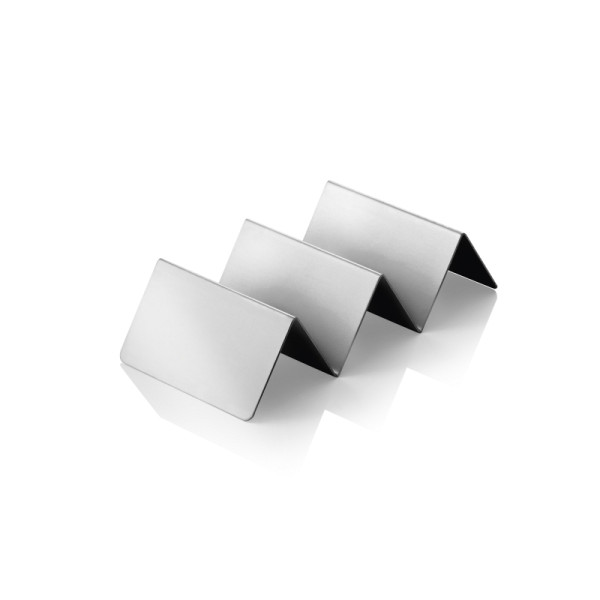 WAS Snackpresenter mit 2 Ablagen, 21 x 10 x 5 cm, Edelstahl, 1666003