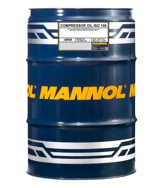 MANNOL 2903 Kompressoröl ISO 150, VE: 60 l, MN2903-60